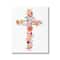 Stupell Industries Bold Flowers Cross Symbol Floral Arrangement Design Canvas Wall Art